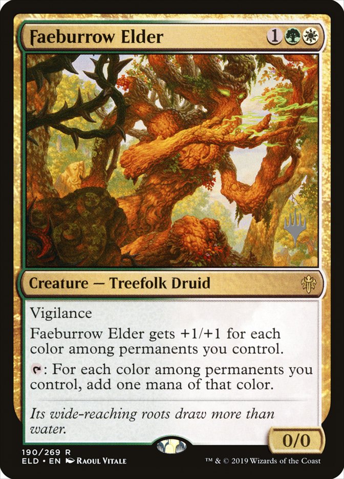 Faeburrow Elder (Promo Pack) [Throne of Eldraine Promos] | PLUS EV GAMES 