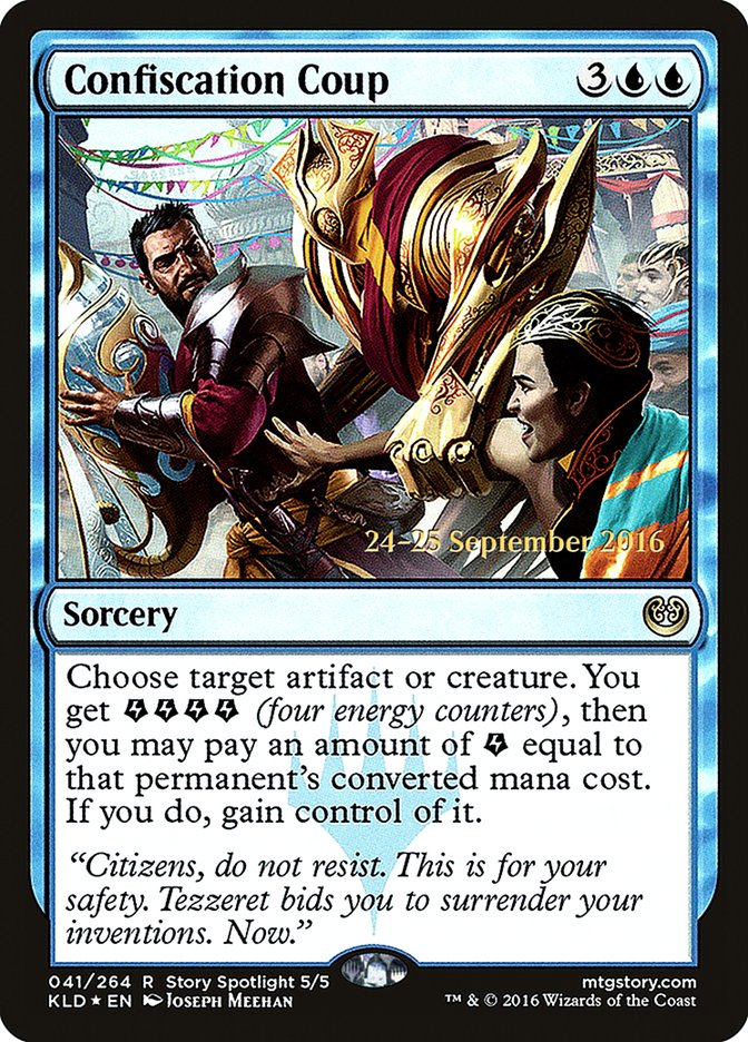 Confiscation Coup  [Kaladesh Prerelease Promos] | PLUS EV GAMES 