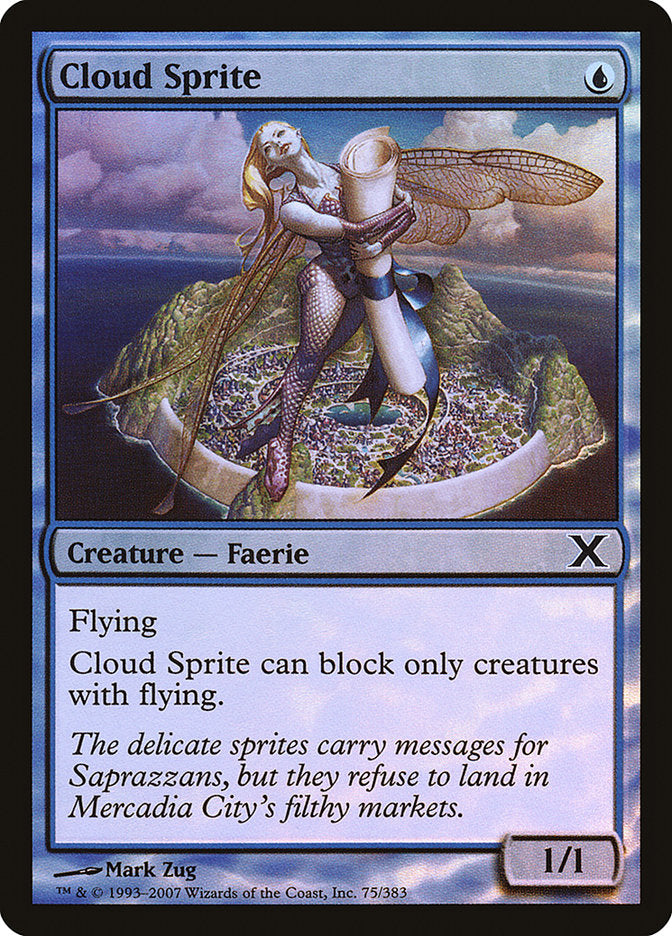 Cloud Sprite (Premium Foil) [Tenth Edition] | PLUS EV GAMES 