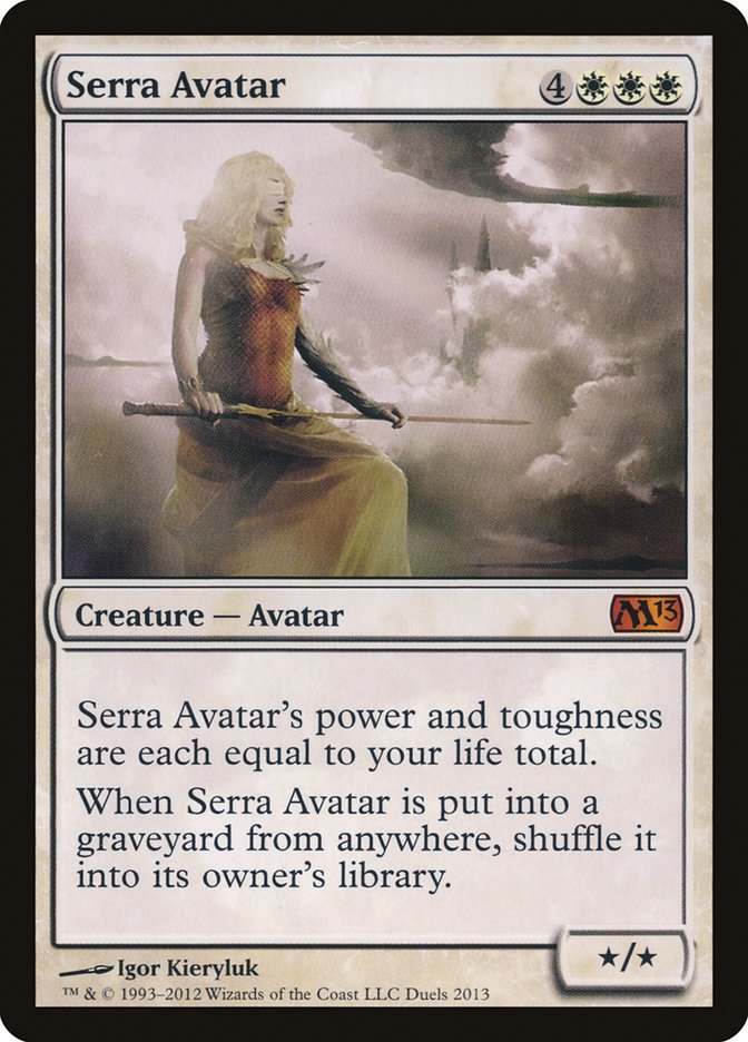 Serra Avatar (Duels of the Planeswalkers Promos) [Duels of the Planeswalkers Promos 2012] | PLUS EV GAMES 