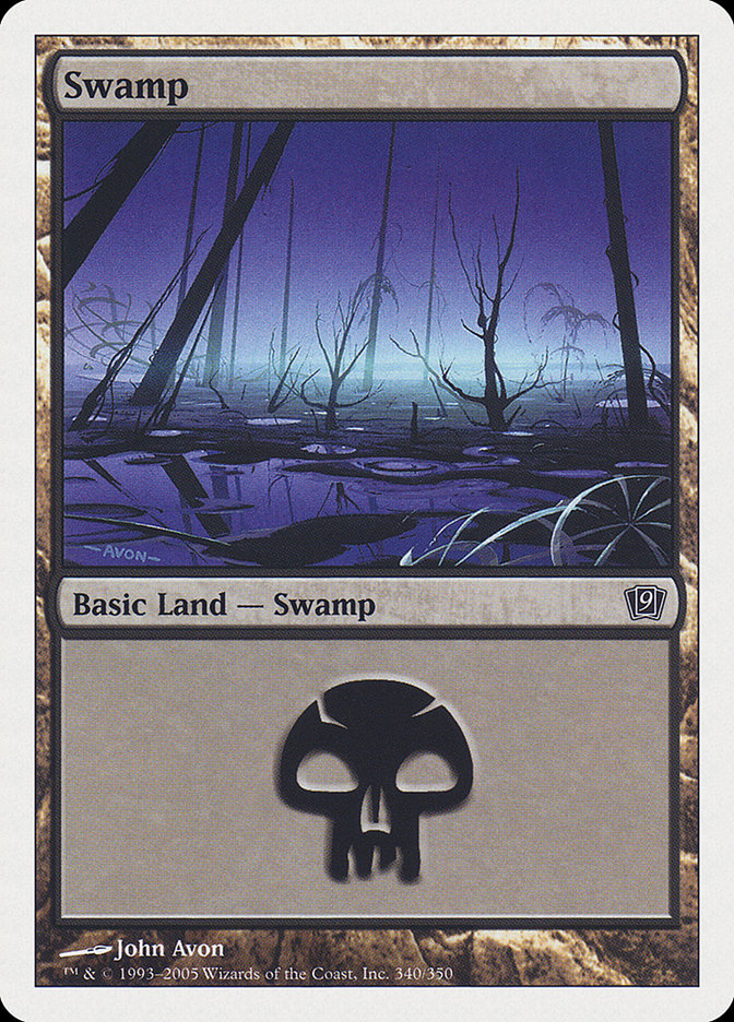 Swamp (340) [Ninth Edition] | PLUS EV GAMES 