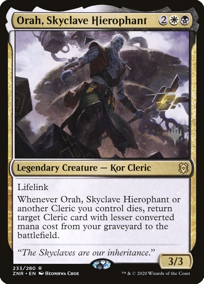 Orah, Skyclave Hierophant (Promo Pack) [Zendikar Rising Promos] | PLUS EV GAMES 