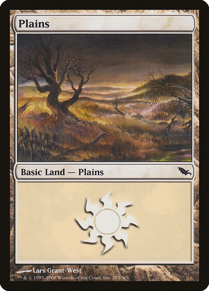 Plains (283) [Shadowmoor] | PLUS EV GAMES 