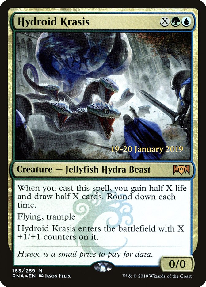 Hydroid Krasis [Ravnica Allegiance Prerelease Promos] | PLUS EV GAMES 