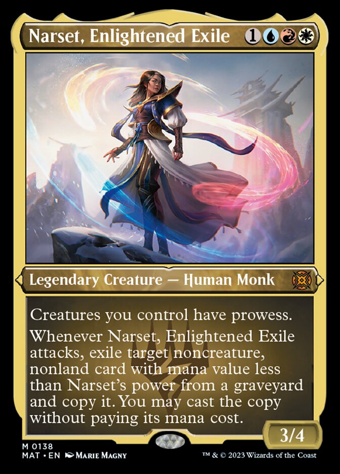 Narset, Enlightened Exile (Foil Etched) [March of the Machine: The Aftermath] | PLUS EV GAMES 