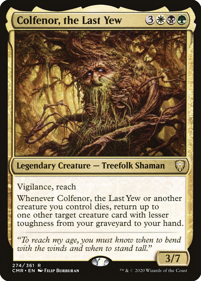 Colfenor, the Last Yew [Commander Legends] | PLUS EV GAMES 