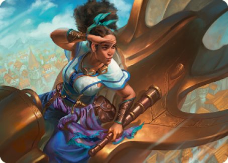 Talas Lookout Art Card [Dominaria United Art Series] | PLUS EV GAMES 