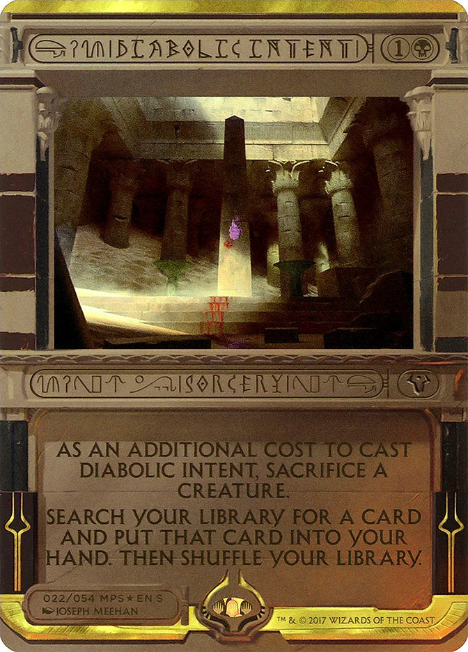 Diabolic Intent (Invocation) [Amonkhet Invocations] | PLUS EV GAMES 