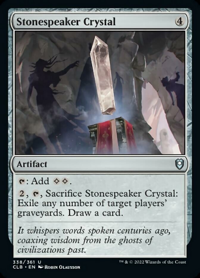 Stonespeaker Crystal [Commander Legends: Battle for Baldur's Gate] | PLUS EV GAMES 