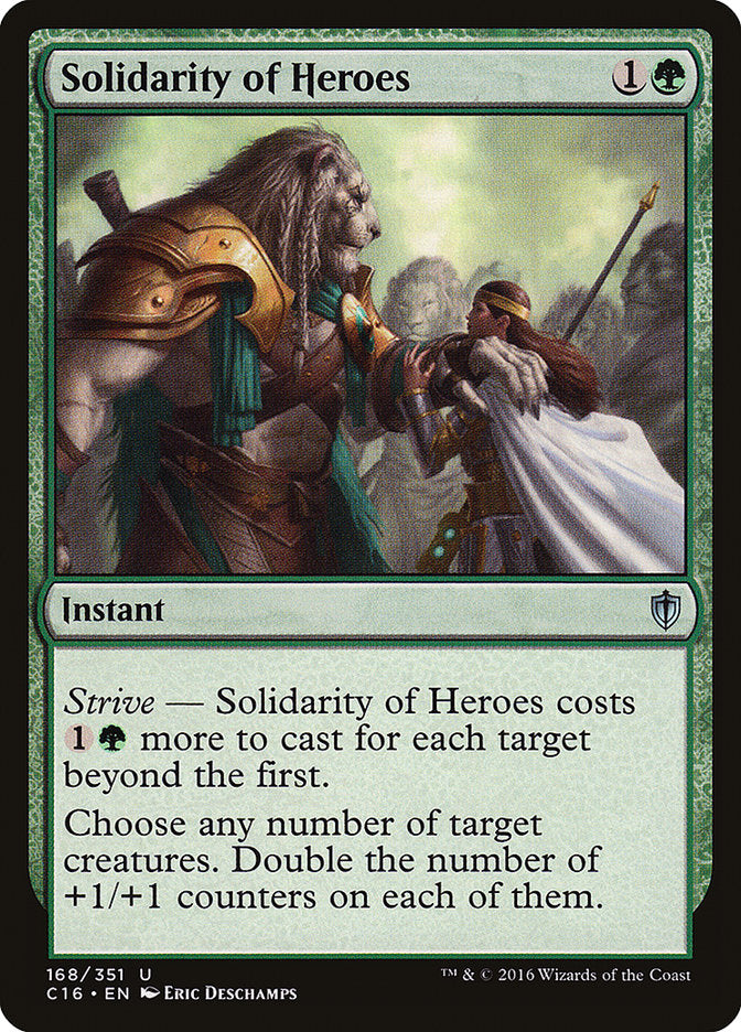 Solidarity of Heroes [Commander 2016] | PLUS EV GAMES 