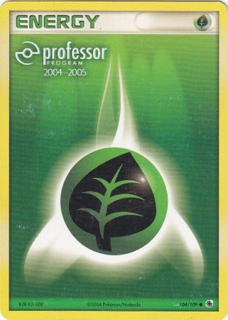 Grass Energy (104/109) (2004 2005) [Professor Program Promos] | PLUS EV GAMES 