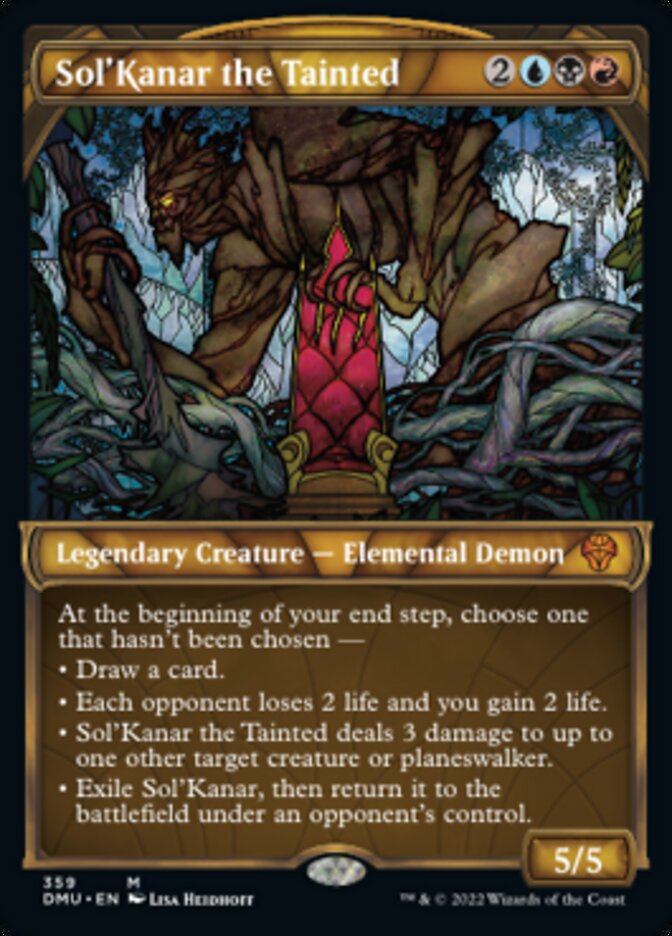 Sol'Kanar the Tainted (Showcase Textured) [Dominaria United] | PLUS EV GAMES 