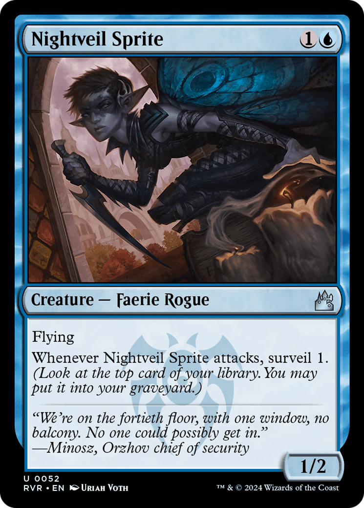 Nightveil Sprite [Ravnica Remastered] | PLUS EV GAMES 