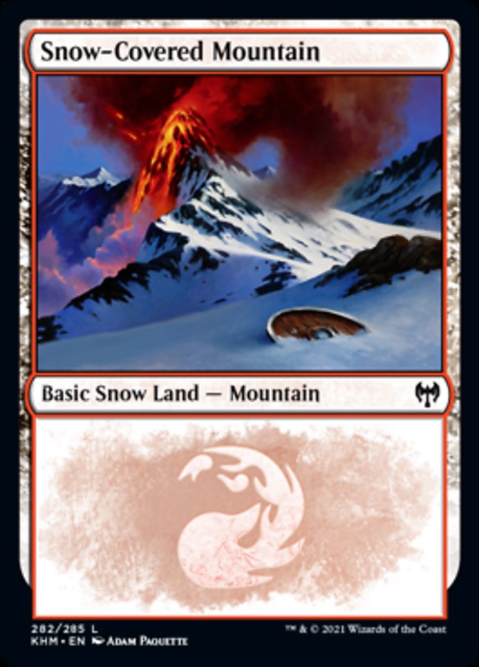 Snow-Covered Mountain (282) [Kaldheim] | PLUS EV GAMES 