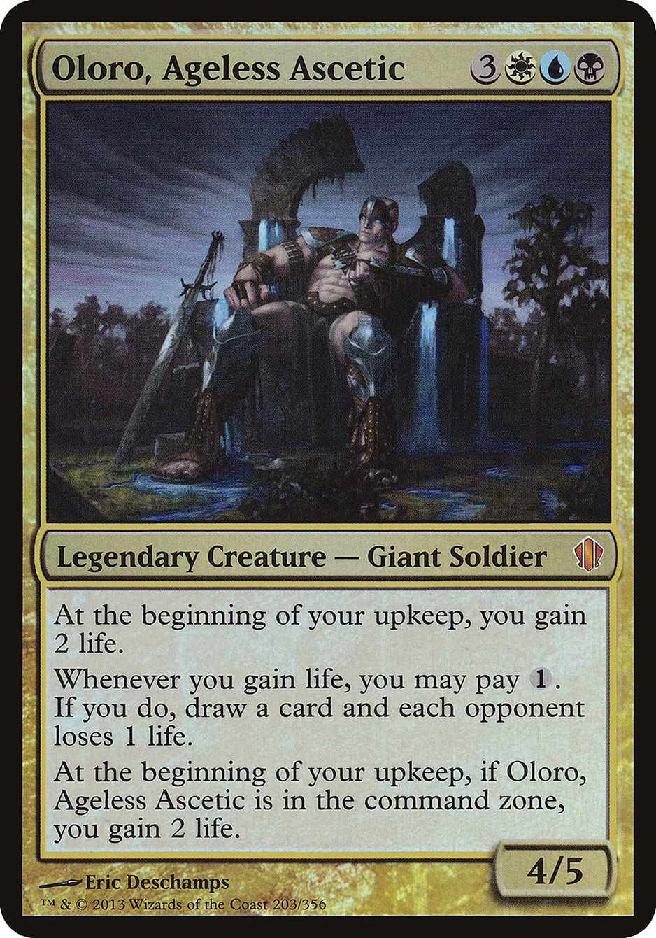 Oloro, Ageless Ascetic (Oversized) [Commander 2013 Oversized] | PLUS EV GAMES 