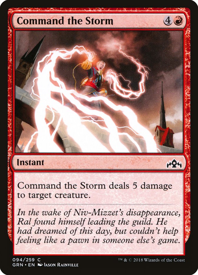 Command the Storm [Guilds of Ravnica] | PLUS EV GAMES 