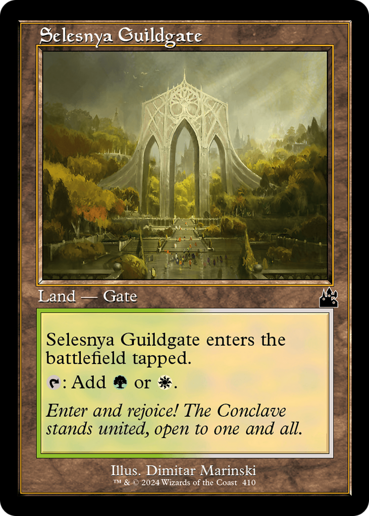 Selesnya Guildgate (Retro Frame) [Ravnica Remastered] | PLUS EV GAMES 