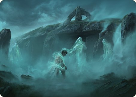 Fog on the Barrow-Downs Art Card [The Lord of the Rings: Tales of Middle-earth Art Series] | PLUS EV GAMES 