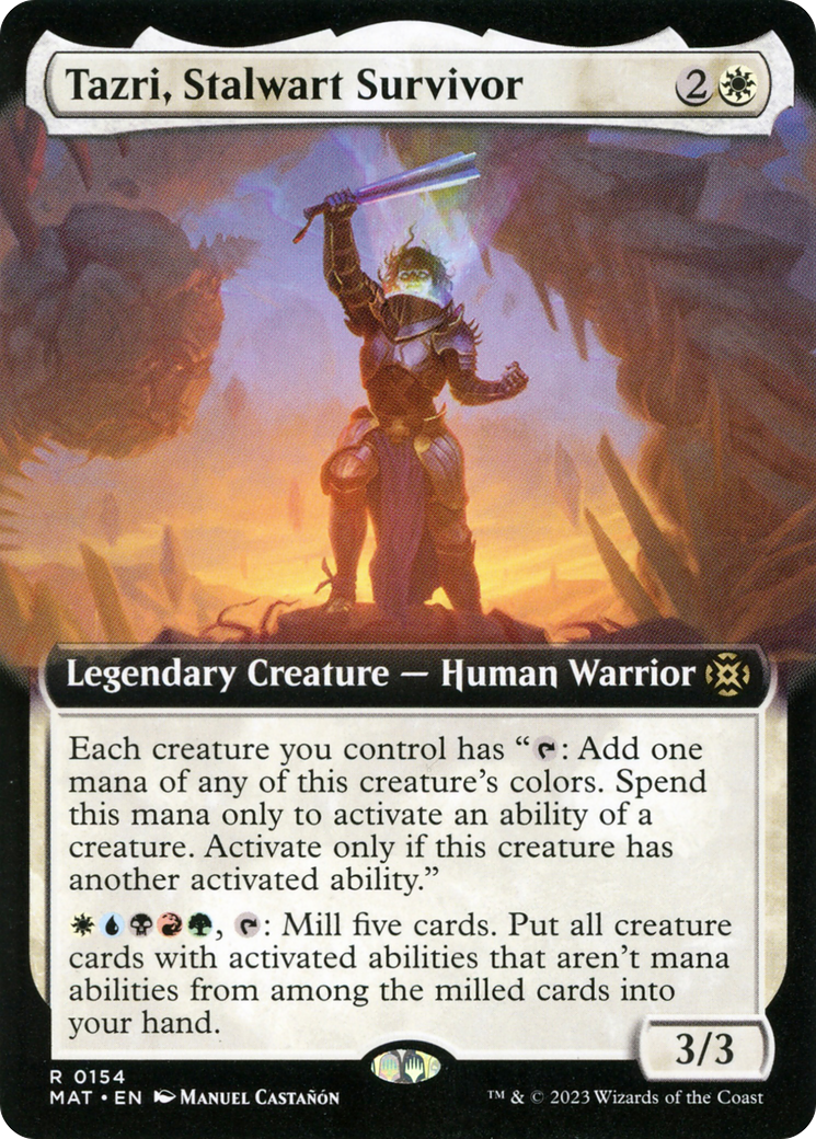 Tazri, Stalwart Survivor (Extended Art) [March of the Machine: The Aftermath] | PLUS EV GAMES 