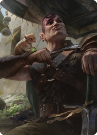 Minsc & Boo, Timeless Heroes Art Card (38) [Commander Legends: Battle for Baldur's Gate Art Series] | PLUS EV GAMES 