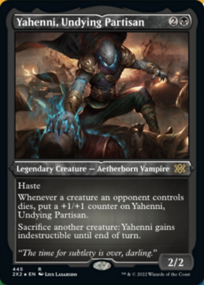 Yahenni, Undying Partisan (Foil Etched) [Double Masters 2022] | PLUS EV GAMES 