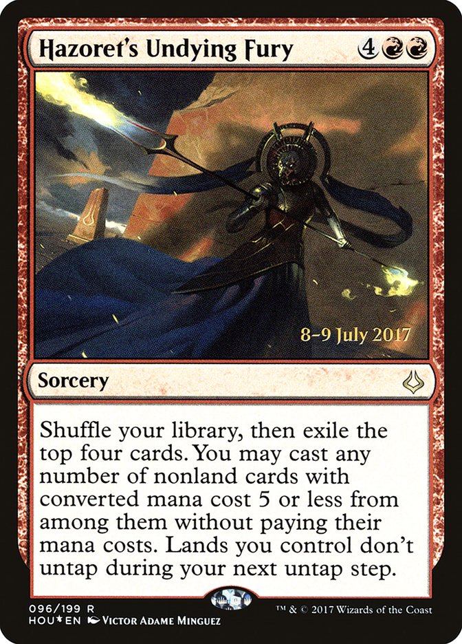 Hazoret's Undying Fury  [Hour of Devastation Prerelease Promos] | PLUS EV GAMES 