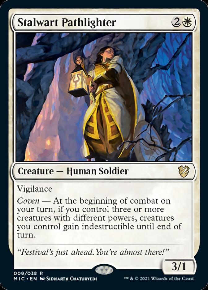 Stalwart Pathlighter [Innistrad: Midnight Hunt Commander] | PLUS EV GAMES 