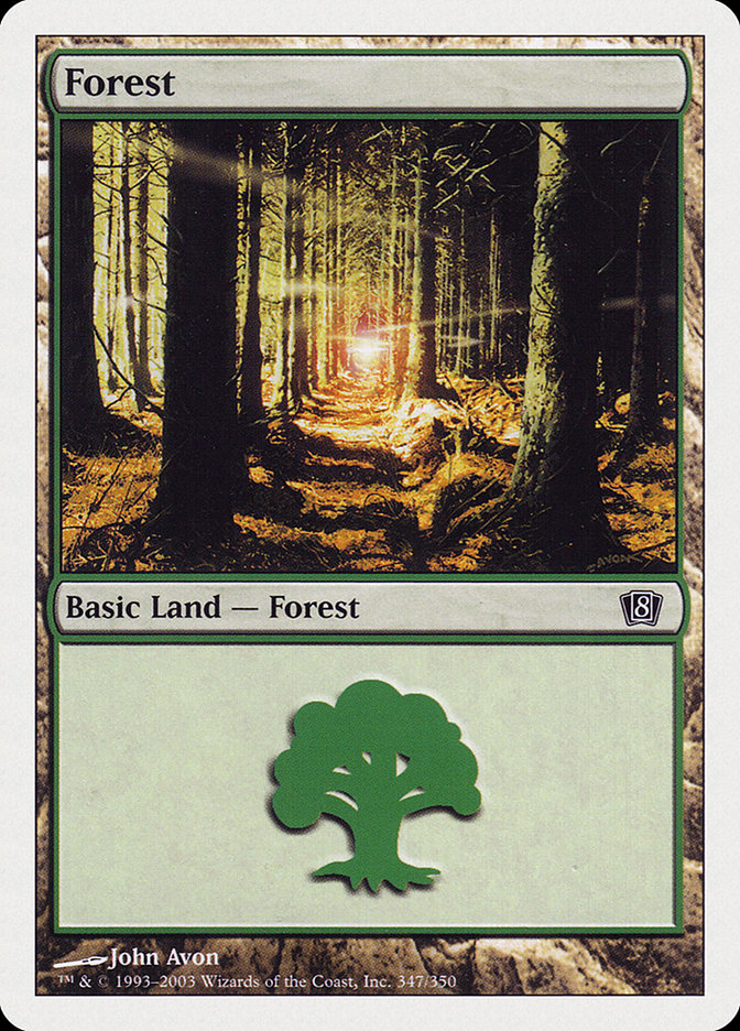 Forest (347) [Eighth Edition] | PLUS EV GAMES 