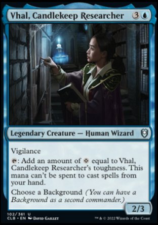 Vhal, Candlekeep Researcher [Commander Legends: Battle for Baldur's Gate] | PLUS EV GAMES 