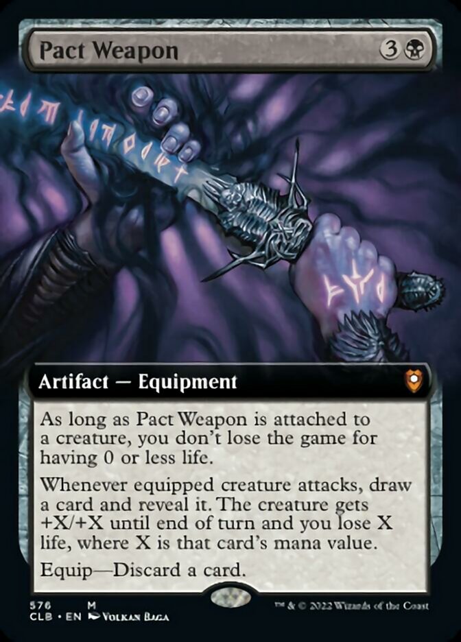 Pact Weapon (Extended Art) [Commander Legends: Battle for Baldur's Gate] | PLUS EV GAMES 