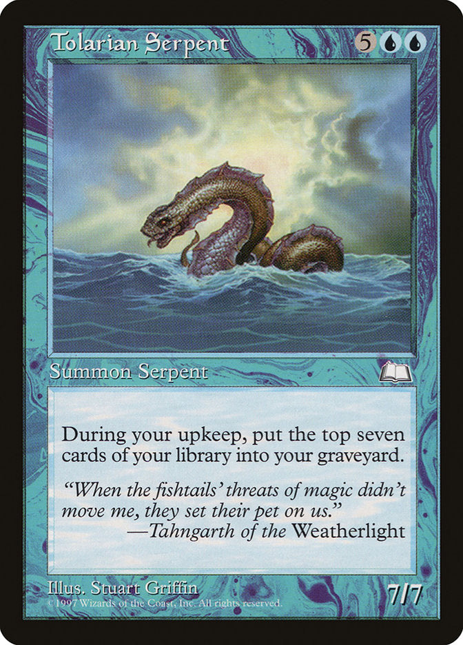 Tolarian Serpent [Weatherlight] | PLUS EV GAMES 