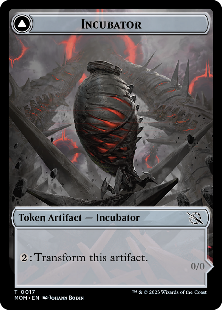 Incubator // Phyrexian (17) Double-Sided Token [March of the Machine Tokens] | PLUS EV GAMES 