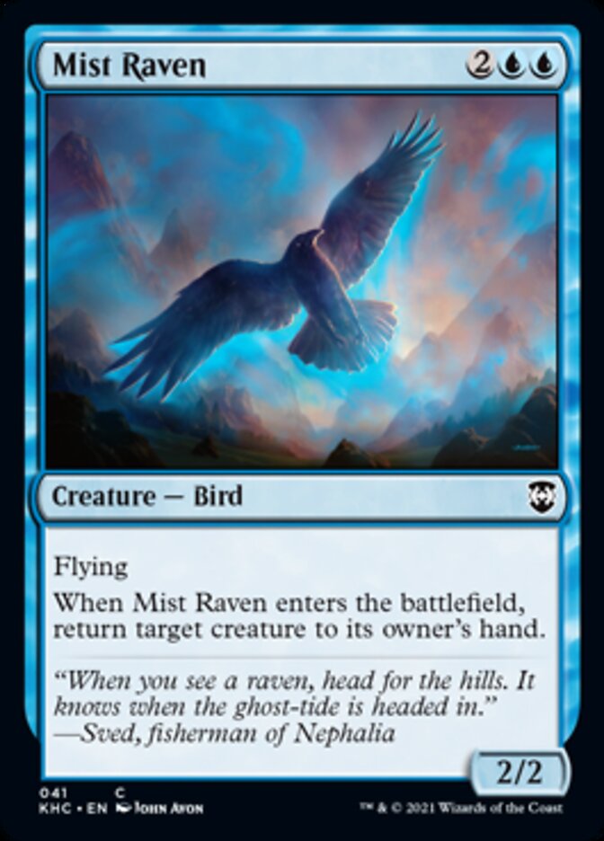 Mist Raven [Kaldheim Commander] | PLUS EV GAMES 