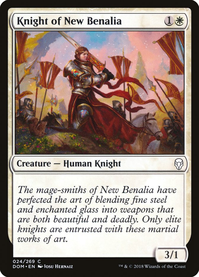 Knight of New Benalia [Dominaria] | PLUS EV GAMES 