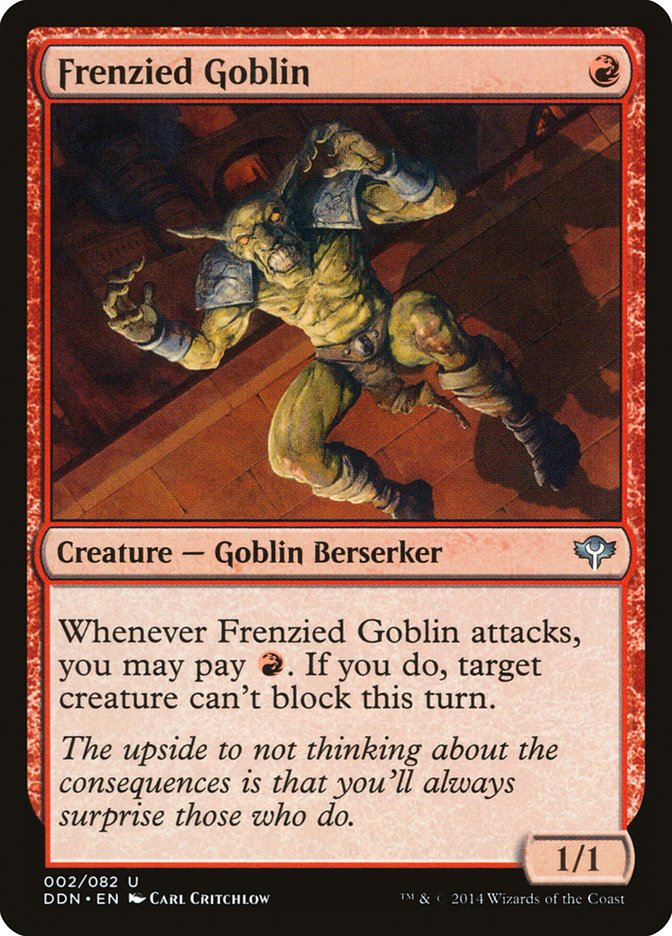Frenzied Goblin [Duel Decks: Speed vs. Cunning] | PLUS EV GAMES 