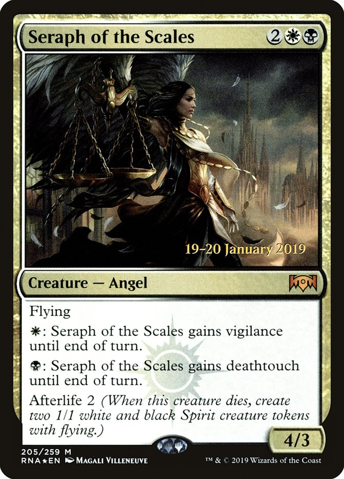 Seraph of the Scales [Ravnica Allegiance Prerelease Promos] | PLUS EV GAMES 