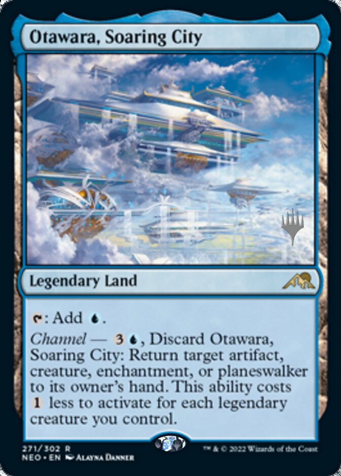 Otawara, Soaring City (Promo Pack) [Kamigawa: Neon Dynasty Promos] | PLUS EV GAMES 