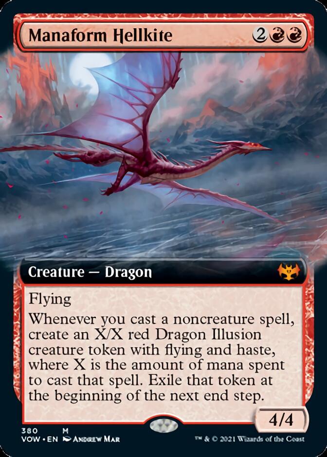 Manaform Hellkite (Extended) [Innistrad: Crimson Vow] | PLUS EV GAMES 