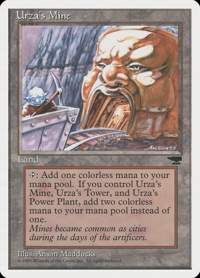 Urza's Mine (Mine Cart Entering Mouth) [Chronicles] | PLUS EV GAMES 