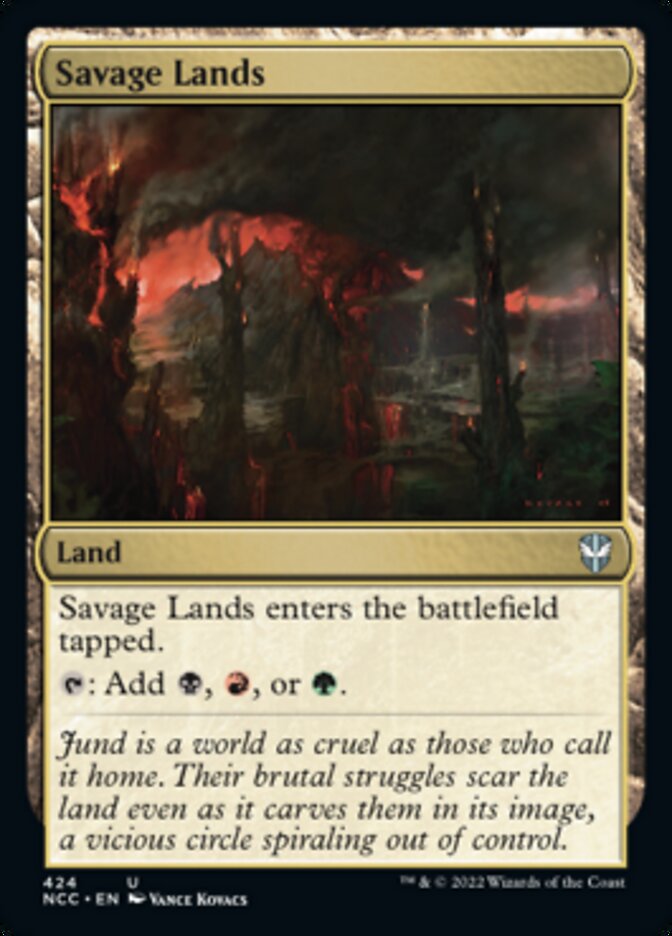 Savage Lands [Streets of New Capenna Commander] | PLUS EV GAMES 
