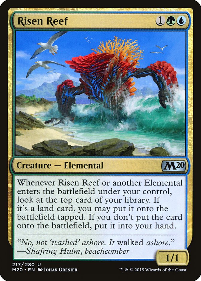 Risen Reef [Core Set 2020] | PLUS EV GAMES 