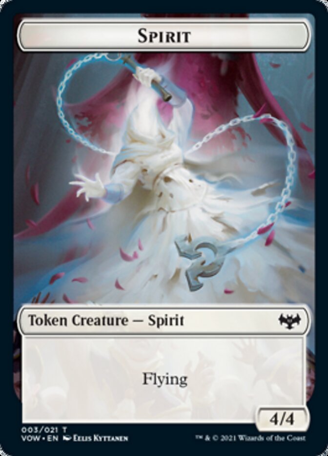 Spirit Token (003) [Innistrad: Crimson Vow Tokens] | PLUS EV GAMES 