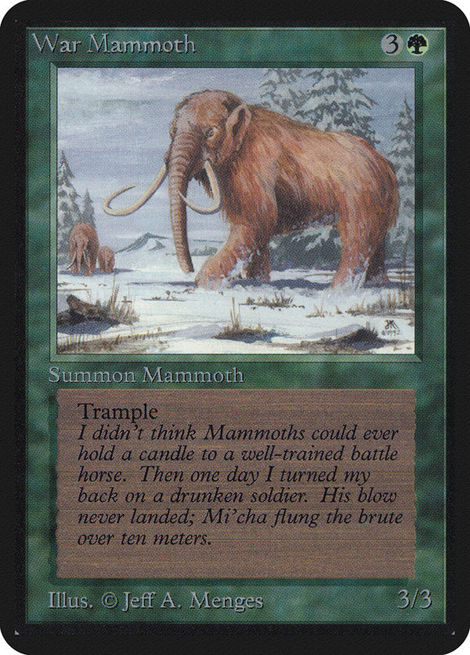War Mammoth [Limited Edition Alpha] | PLUS EV GAMES 