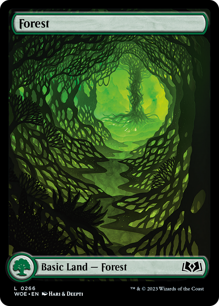 Forest (266) (Full-Art) [Wilds of Eldraine] | PLUS EV GAMES 