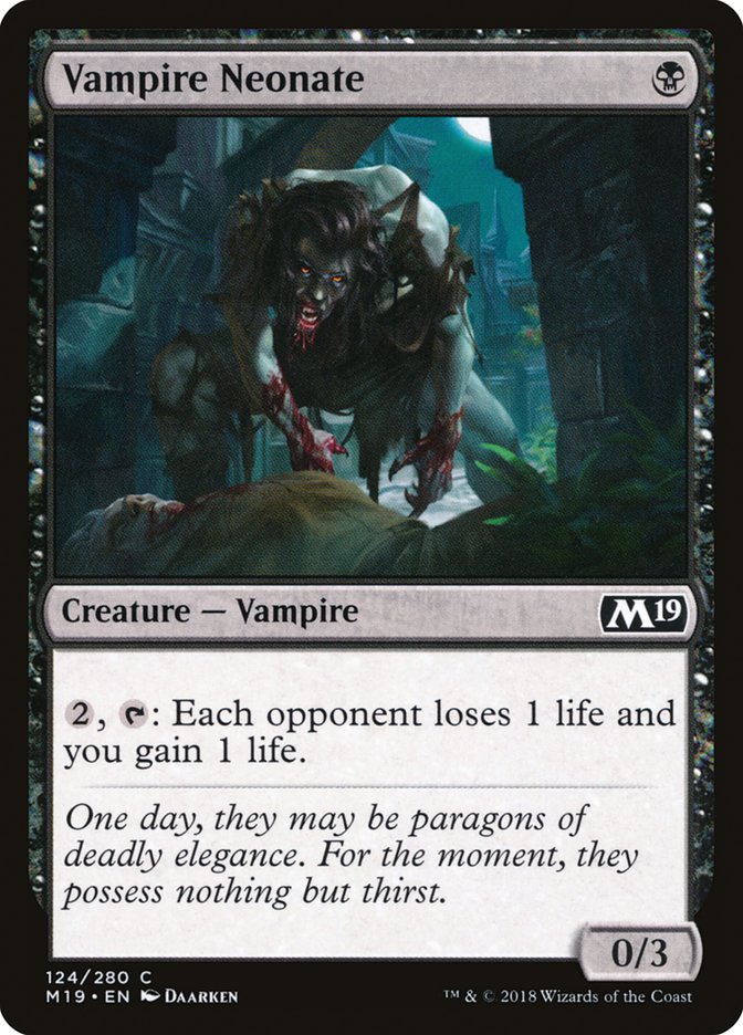 Vampire Neonate [Core Set 2019] | PLUS EV GAMES 