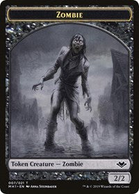 Zombie // Golem Double-Sided Token [Modern Horizons Tokens] | PLUS EV GAMES 