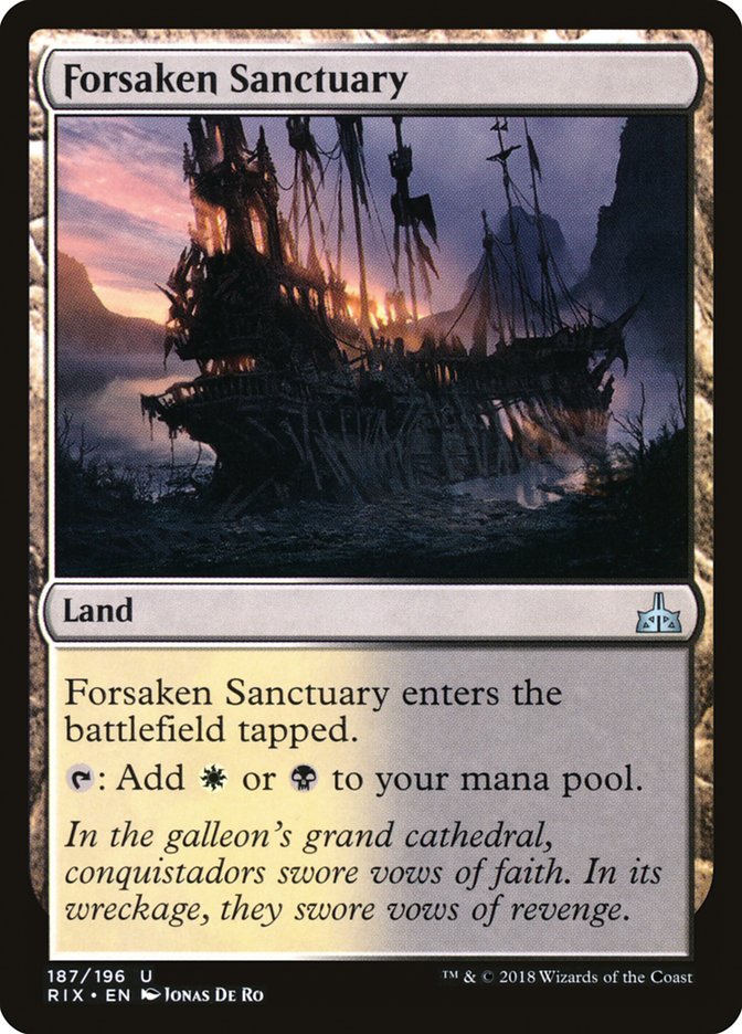 Forsaken Sanctuary [Rivals of Ixalan] | PLUS EV GAMES 