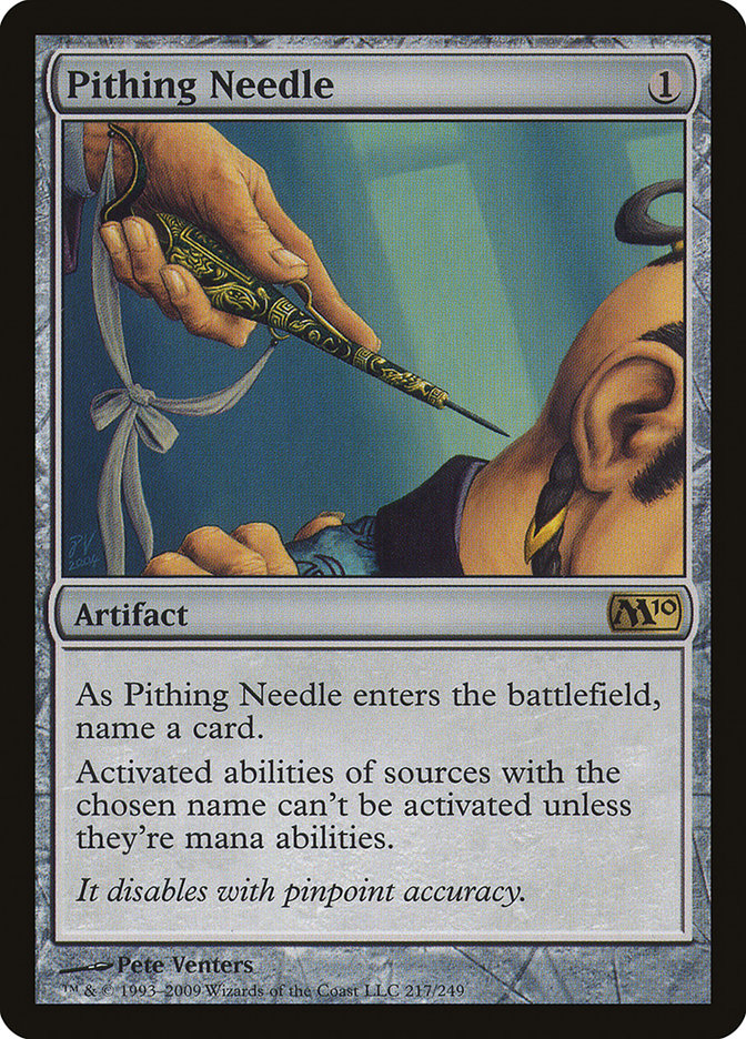 Pithing Needle [Magic 2010] | PLUS EV GAMES 