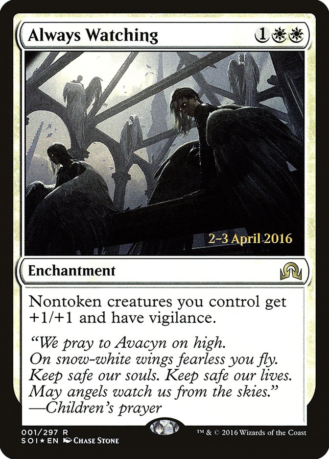 Always Watching [Shadows over Innistrad Prerelease Promos] | PLUS EV GAMES 