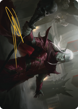 Baeloth Barrityl, Entertainer Art Card (Gold-Stamped Signature) [Commander Legends: Battle for Baldur's Gate Art Series] | PLUS EV GAMES 